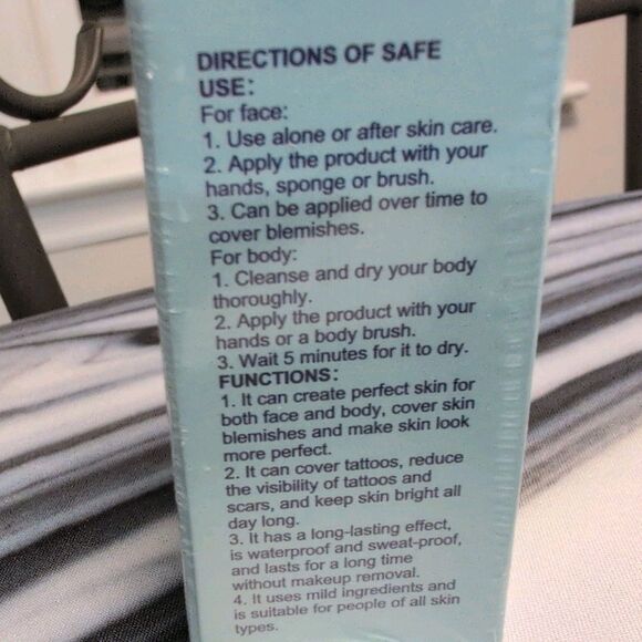 Supreme Crème Body Coverage Perfector Makeup Tattoo MEDIUM NATURAL 2.82 Oz - Picture 3 of 4